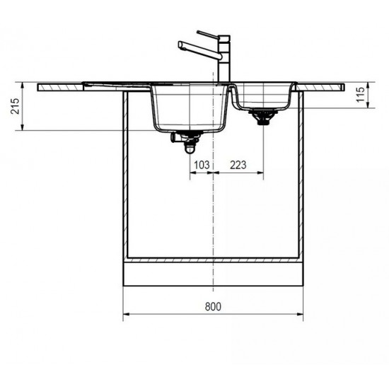 Franke AZG 661-E серый