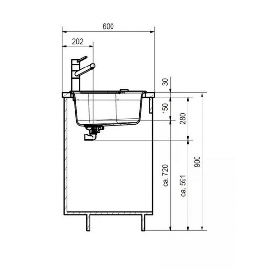 Franke AZG 661-E серый