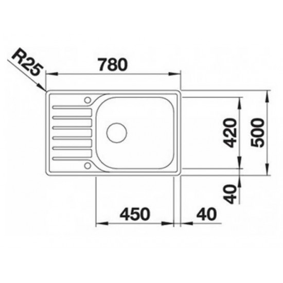 Blanco LANTOS XL 6 S-IF Compact  нержав.сталь(автомат)