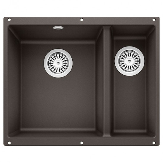 Blanco ROTAN 340/160-U Silgranit  кофе