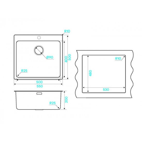 Kuchenstern HERD 60 нержавеющая сталь