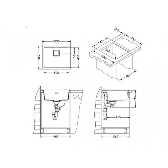 ALVEUS QUADRIX 50 GRANITAL+ DEEP BLACK-G90