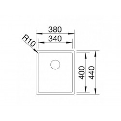 Blanco CLARON 340-IF Durinox InFino
