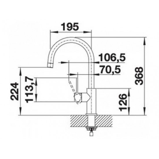 Blanco CANDOR  нержавеющая сталь