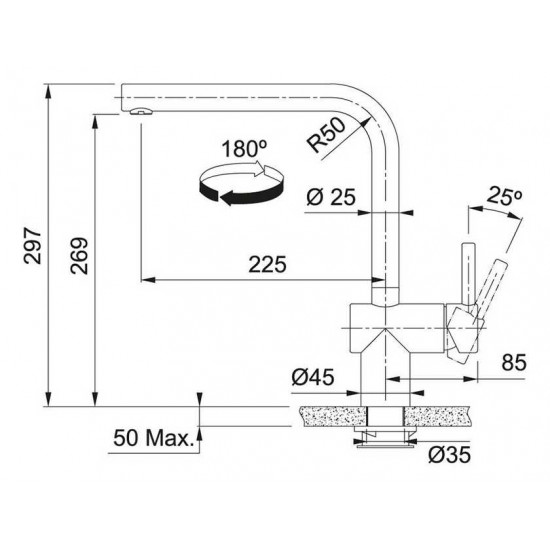 Franke Atlas Neo Sensor (115.0625.489)