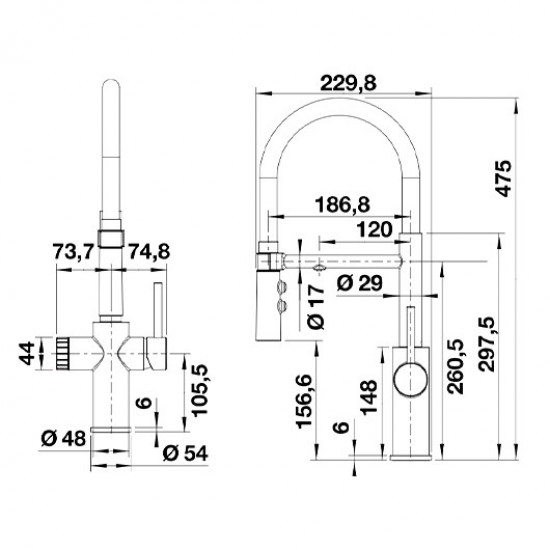 Blanco CATRIS-S Flexo Filter хром 526705