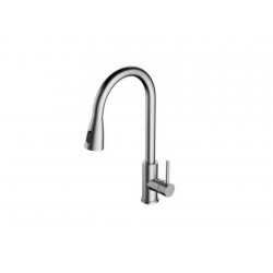 ALVEUS PRIMROSE PS SAT нерж. сталь смеситель (выдвижной излив)