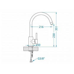 ALVEUS ELZA SAT нерж. сталь