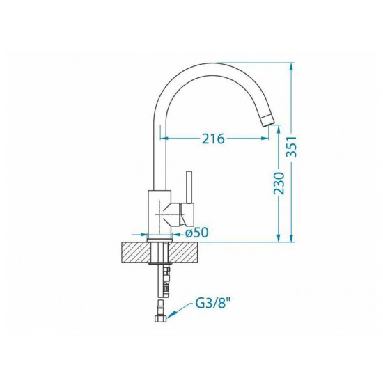 ALVEUS ELZA SAT нерж. сталь