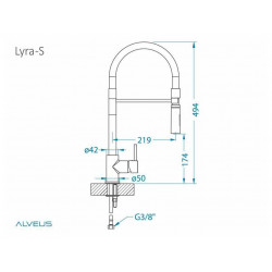 ALVEUS LYRA - S CHR хром
