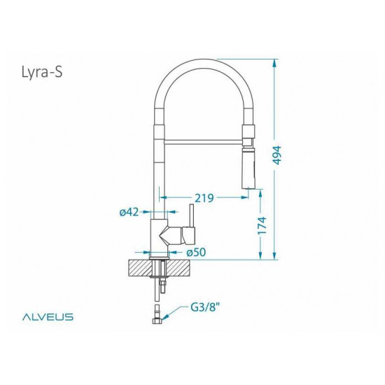 ALVEUS LYRA - S CHR хром