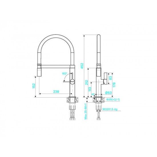 Kuchenstern TURM-E черный bl