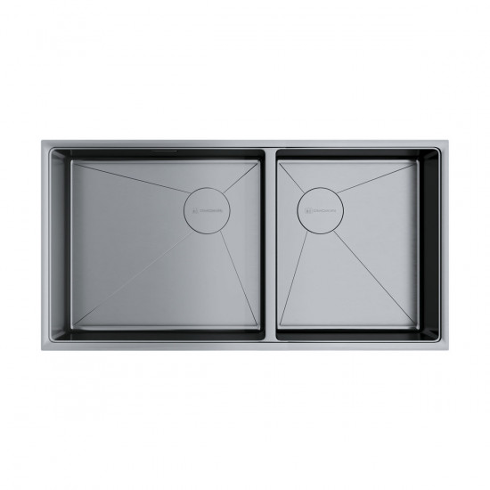 Кухонная мойка Omoikiri Taki 85-2-LB-U/IF Side нержавеющая сталь