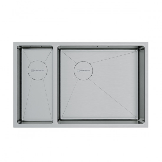 Кухонная мойка Omoikiri Taki 69-2-U/IF Side нерж. сталь