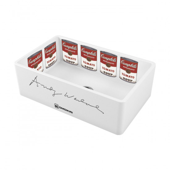 Кухонная мойка Omoikiri Mikura 76-Warhol Natceramic/ ART COLLECTION