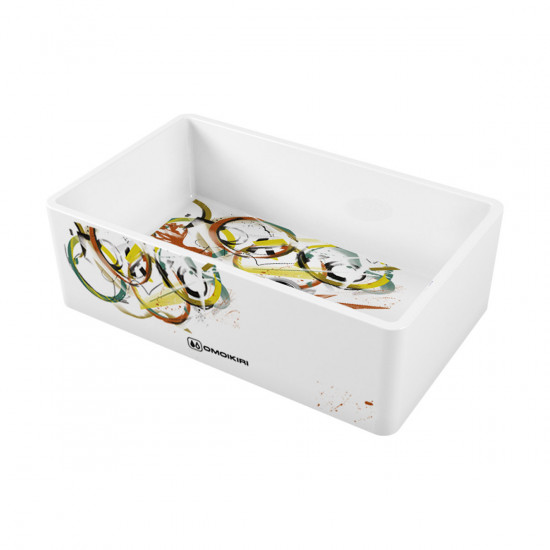 Кухонная мойка Omoikiri Mikura 76-Tokyo 3 Natceramic/ ART COLLECTION