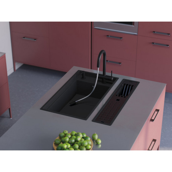 Кухонная мойка Omoikiri Kinaru Pro 86-U/I Artceramic