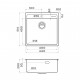 Кухонная мойка Omoikiri Daisen 44-IN нержавеющая сталь
