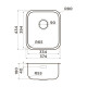 Кухонная мойка Omoikiri Omi 38-U/I-IN нержавеющая сталь