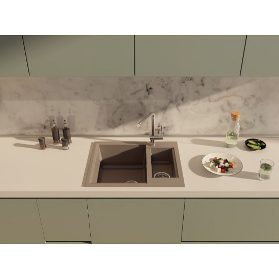 Кухонная мойка OMOIKIRI SAKAIME 60-2 TETOGRANIT