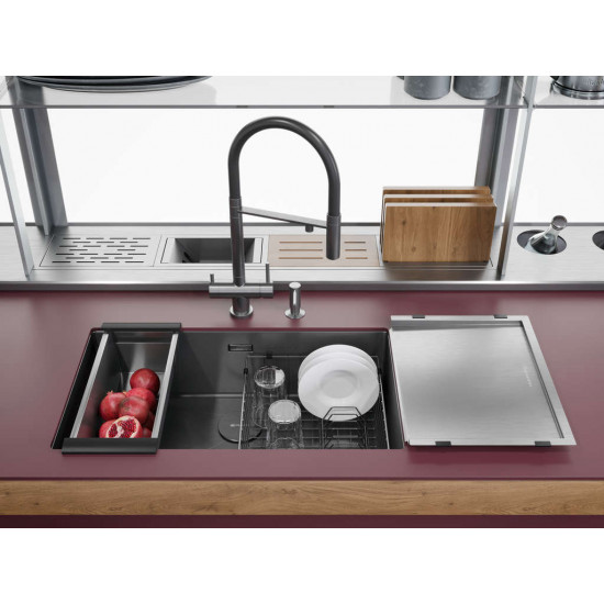 Кухонная мойка OMOIKIRI TAKI 74-U/IF нержавеющая сталь