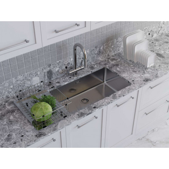 Кухонная мойка OMOIKIRI TADZAVA 75-U/I-IN нержавеющая сталь