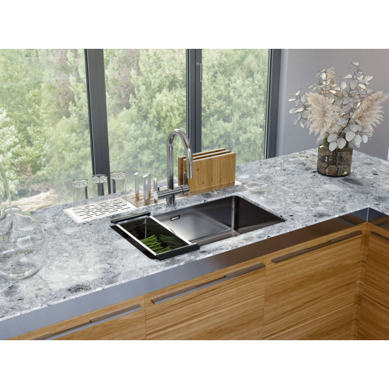 Кухонная мойка OMOIKIRI TADZAVA 75-U/I-IN нержавеющая сталь