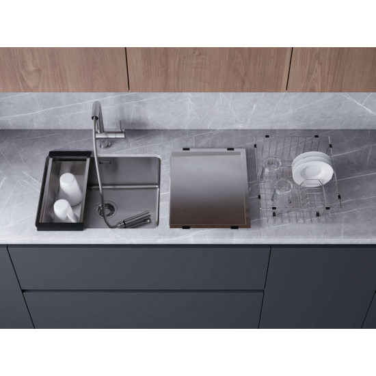 Кухонная мойка OMOIKIRI TADZAVA 54-U/I Ultra нержавеющая сталь