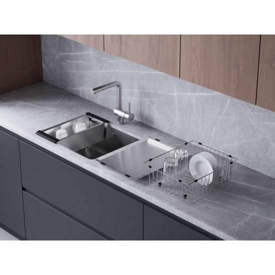 Кухонная мойка OMOIKIRI TADZAVA 54-U/I Ultra нержавеющая сталь