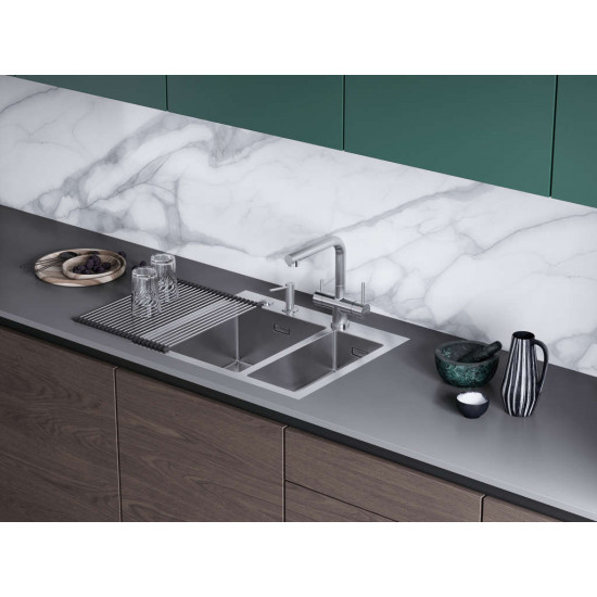 Кухонная мойка OMOIKIRI AKISAME 60-2 нерж. сталь