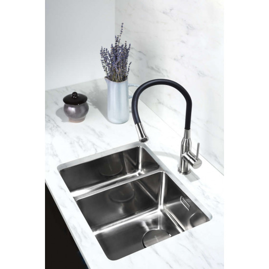 Кухонная мойка OMOIKIRI TADZAVA 58-2-U/I нержавеющая сталь