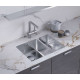Кухонная мойка OMOIKIRI TAKI 58-2-U/IF нержавеющая сталь