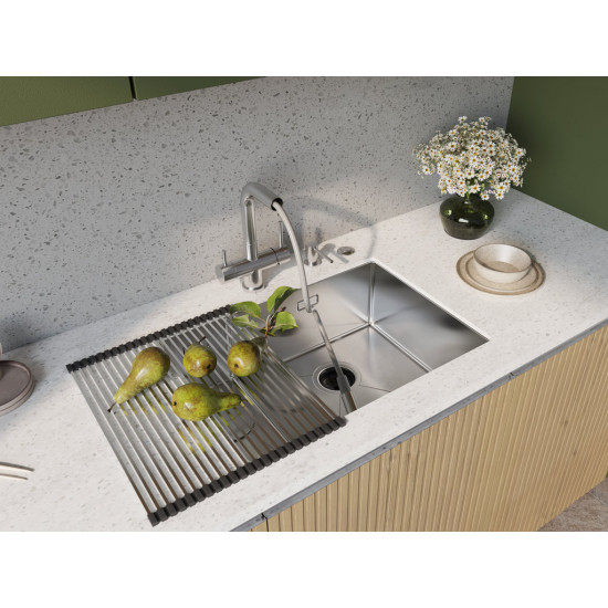 Кухонная мойка OMOIKIRI TAKI 58-2-U/IF нержавеющая сталь