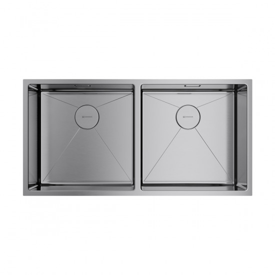Кухонная мойка OMOIKIRI TAKI 86-2-U/IF нержавеющая сталь