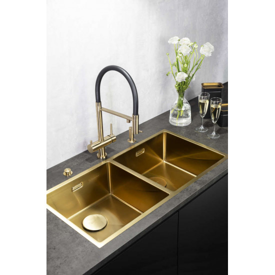 Кухонная мойка OMOIKIRI TAKI 86-2-U/IF нержавеющая сталь