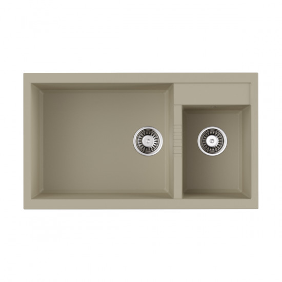 Кухонная мойка OMOIKIRI TEDORI 86-2-LB TETOGRANIT