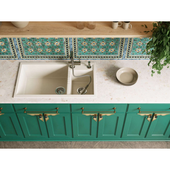 Кухонная мойка OMOIKIRI TEDORI 86-2-LB TETOGRANIT