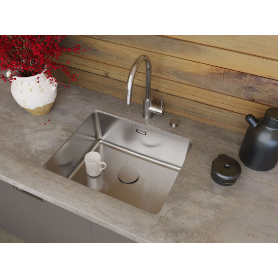 Кухонная мойка OMOIKIRI TADZAVA 54-U/I нержавеющая сталь