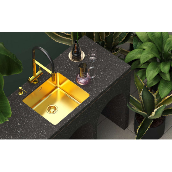 Кухонная мойка OMOIKIRI TADZAVA 49-U/I нержавеющая сталь