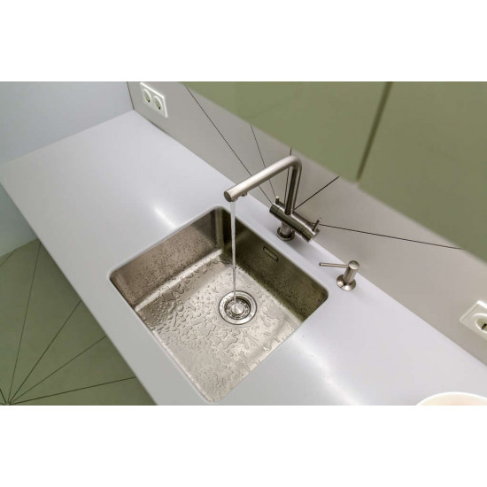 Кухонная мойка OMOIKIRI TADZAVA 44-U/I-IN Quadro нержавеющая сталь