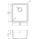 Кухонная мойка OMOIKIRI TADZAVA 38-U/I-IN нерж.сталь/ нержавеющая сталь