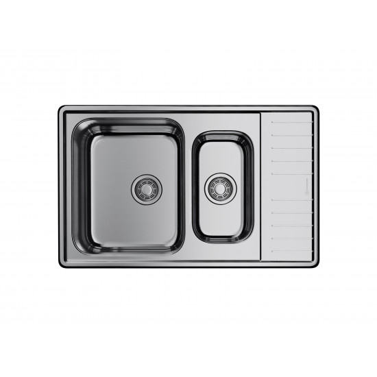 Кухонная мойка OMOIKIRI SAGAMI 79-2-IN нержавеющая сталь