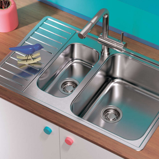 Кухонная мойка OMOIKIRI SAGAMI 79-2-IN нержавеющая сталь