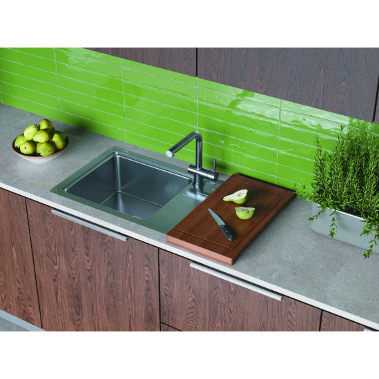 Кухонная мойка OMOIKIRI MIZU 78-LB нержавеющая сталь