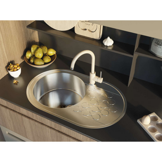 Кухонная мойка OMOIKIRI KASUMIGAURA 77-IN нержавеющая сталь