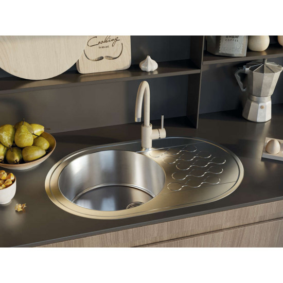 Кухонная мойка OMOIKIRI KASUMIGAURA 77-IN нержавеющая сталь