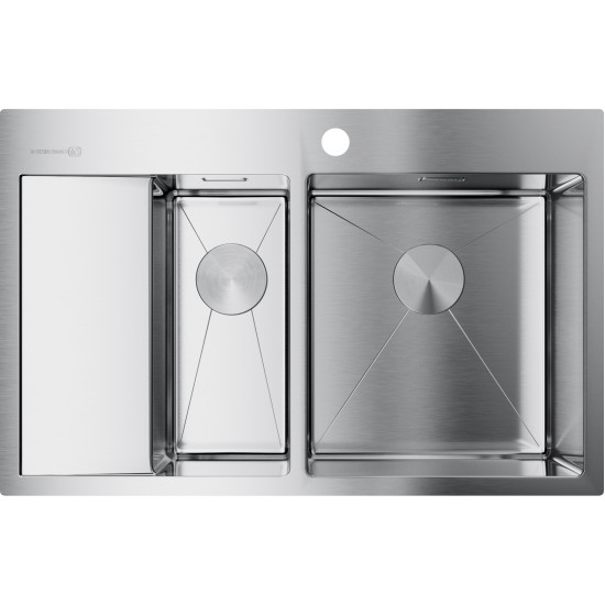 Кухонная мойка OMOIKIRI AKISAME 78-2 нерж. сталь