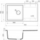 Кухонная мойка OMOIKIRI SAKAIME 78 TETOGRANIT