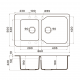 Кухонная мойка OMOIKIRI MARU 86-2 Artgranit