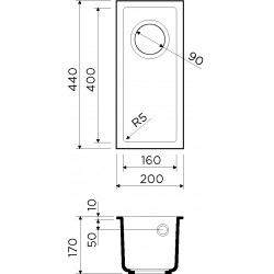 Кухонная мойка OMOIKIRI BOSEN 20-U Tetogranit